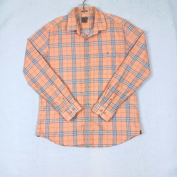 Rare Rabbit Plaid Multicolor Shirt Men's Sz L - Picture 1 of 9